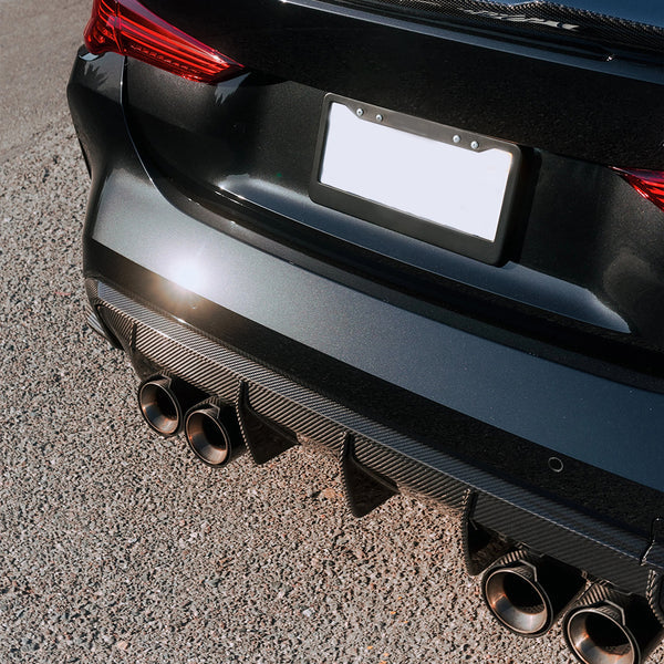 BMW M3 | M4 G80 | G82 Dry carbon fiber rear lip frame